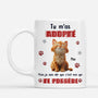 8895MFR1 tasse personnalisee chat c_est moi qui te possede 8895msdkd