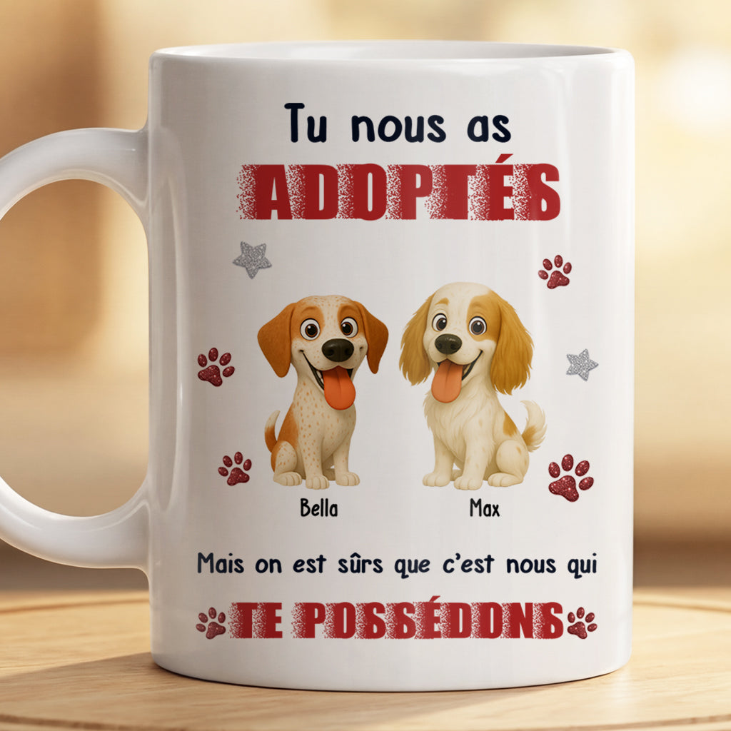 8895MFR2 tasse personnalisee chien c_est moi qui te possede 8895msdkc