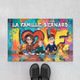 8926DFR1 paillasson personnalise famille et animal cadeau maison notre famille ensemble 8926d3vmf_2