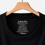 8934AFR1 t shirt personnalise texte a l_interieur du col noir pour fillefils t_aimer toute ma vie 8934aa8pwb