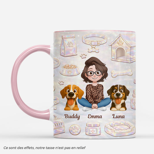 8935MFR1 effet dimpression 3d tasse personnalisee chien cadeau pour qui aime les chiens 8935m3vcc_2