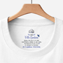 8943AFR1 tee shirt blanc personnalise avec message a l_interieur du col pour femme cadeau ma fille badass 8943aasfra