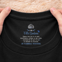 8943AFR2 tee shirt noir personnalise avec message a l_interieur du col pour femme cadeau ma fille badass 8943aa