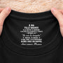 8947AFR2 t shirt noir personnalise avec message a l_interieur du col pour femmehomme mon fils ma fille badass 8947aa6ela