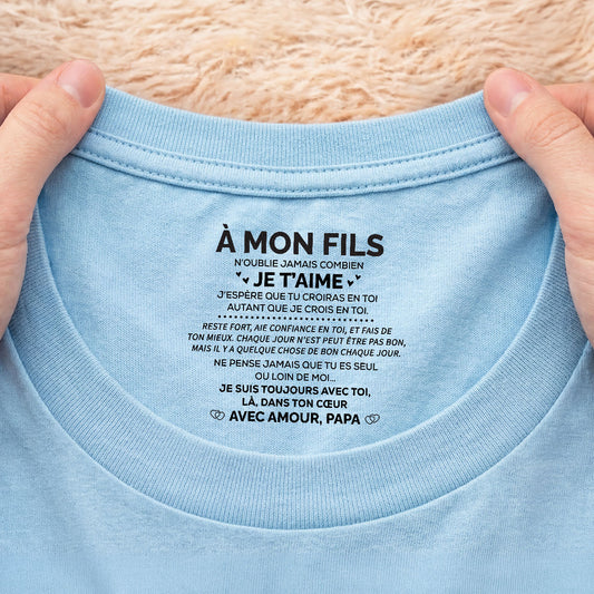 8948AFR1 t shirt blanc personnalise avec message a l_interieur du col pour femmehomme je taime mon fils ma fille 8948aa6vca_2