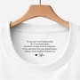 8954AFR1 t shirt blanc personnalise avec message a l_interieur du col pour femmehomme tu m_as toujours 8954aaseca
