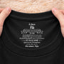 8956AFR1 tee shirt personnalise noir avec texte a l_interieur du col femmehomme fille fils plus aime que tu ne l_imagines 8956aaavla_1