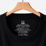 8956AFR1 tee shirt personnalise noir avec texte a l_interieur du col femmehomme fille fils plus aime que tu ne l_imagines 8956aaavla_2