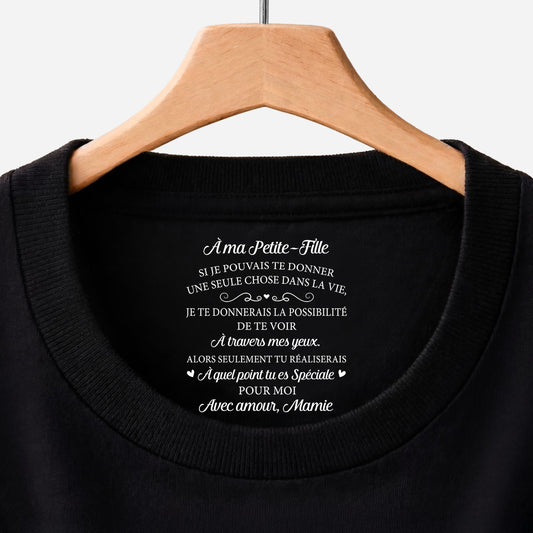 8961AFR1 tee shirt personnalise noir avec texte a l_interieur du col femmehomme fille fils special pour moi 8961aatcsa
