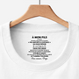 8962AFR1 tee shirt personnalise texte a l_interieur du col blanc pour femmehomme a mon fils et a ma fille 8962aatebb