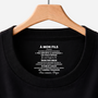 8962AFR1 tee shirt personnalise texte a l_interieur du col noir pour femmehomme a mon fils et a ma fille 8962aatebb