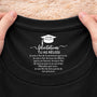 8964AFR1 tee shirt personnalise noir avec texte a l_interieur du col cadeau pour diplome universitaire_ 8964aaavls_2