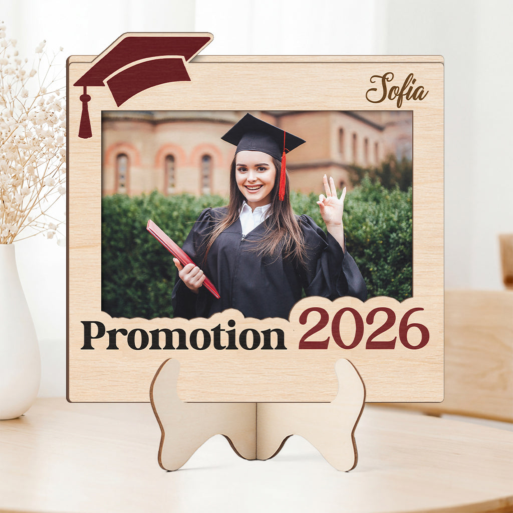 8983QFR2 plaque en bois personnalisable avec photo cadeau pour diplome universitaire_ 8983qadcs
