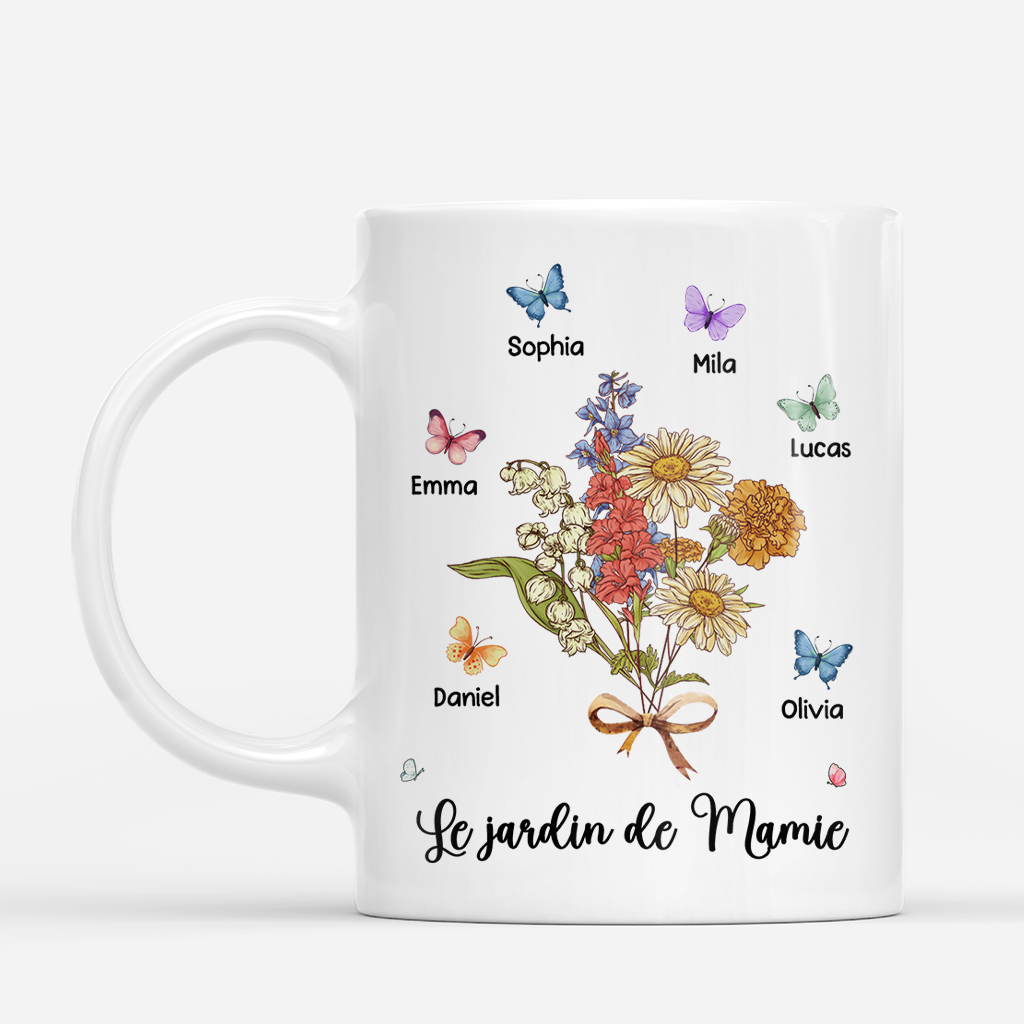 8995MFR2 tasse maman mamie personnalisee le jardin de maman 8995m8e1a