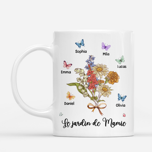 8995MFR2 tasse maman mamie personnalisee le jardin de maman 8995m8e1a