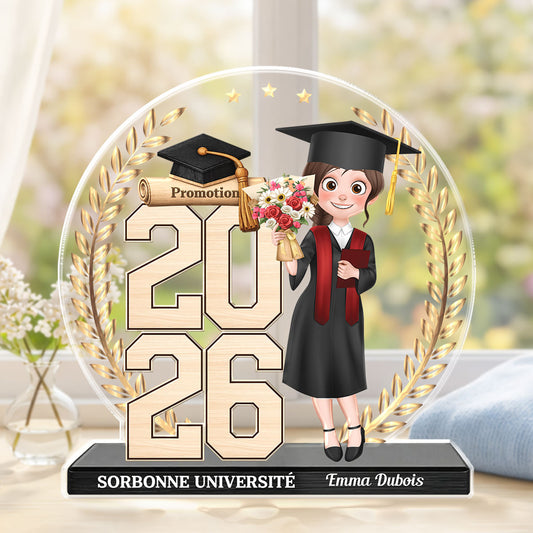 9000AFR1 bloc acrylique personnalise a forme decoupee cadeau felicitation diplome_ 9000aradas