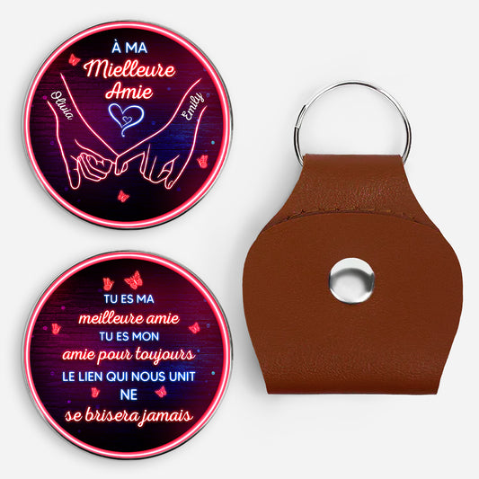 9012AFR1 calin de poche personnalise cadeau tu es mon amie et soeur 9012aj8p1e