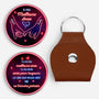 9012AFR1 calin de poche personnalise cadeau tu es mon amie et soeur 9012aj8p1e