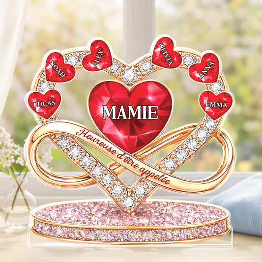 9058AFR1 effet dimpression 3d etre appelee maman mamie bloc acrylique personnalise_ forme decoupee 9058arsvta_2