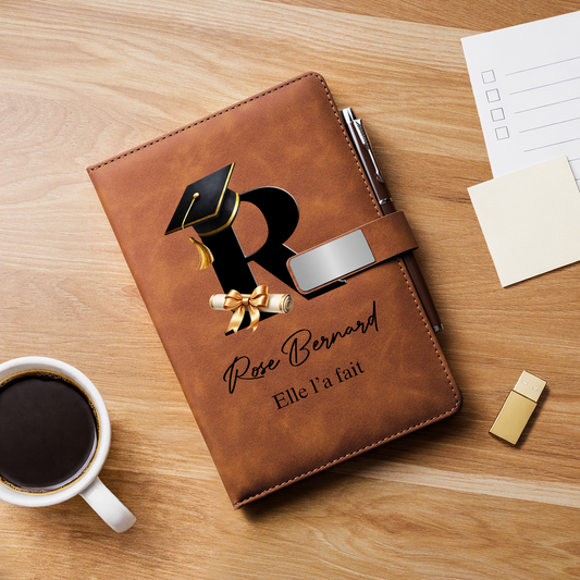 9077MFR2 coffret carnet cuir personnalisable cadeau remise de diplome hommefemme_ 9077mo7ms