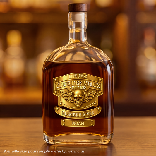 9082AFR1 effet dimpression 3d bouteille de whisky personnalisee homme cadeau vieux motards 9082aiae5b