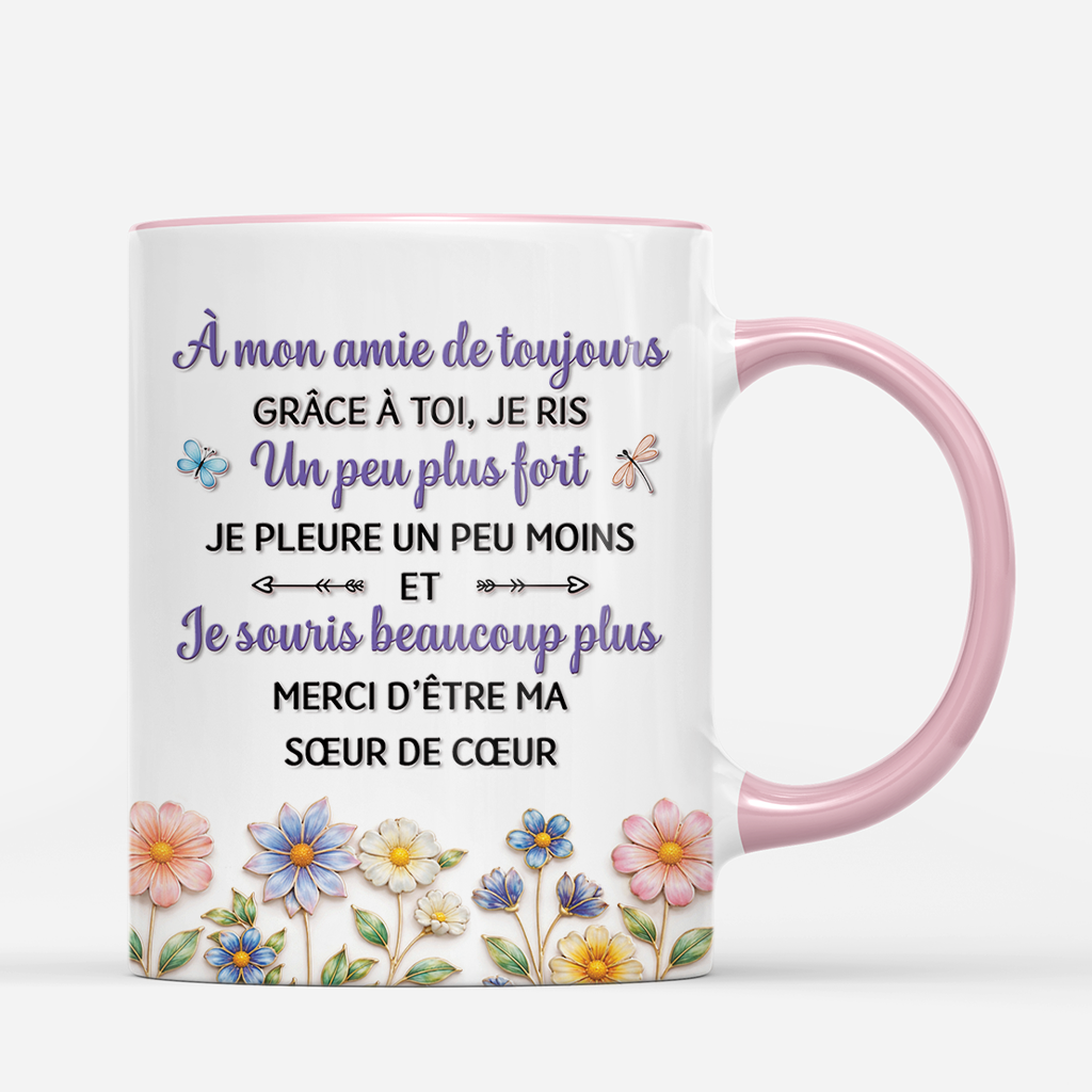 9089MFR3 effet dimpression 3d mug personnalise meilleure amie ma soeur de coeur 9089m8etf