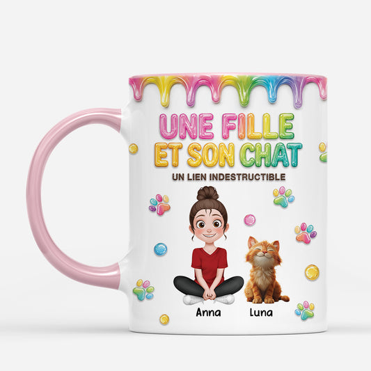 9117MFR2 effet dimpression 3d mug personnalise chat dessin lien entre une fille et son chat 9117maqtc_93b92e5b 86a6 4d46 97c2 3642114382b8