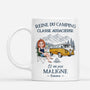 9133MFR1 reine du camping classe mug personnalise prenom 9133mtlca