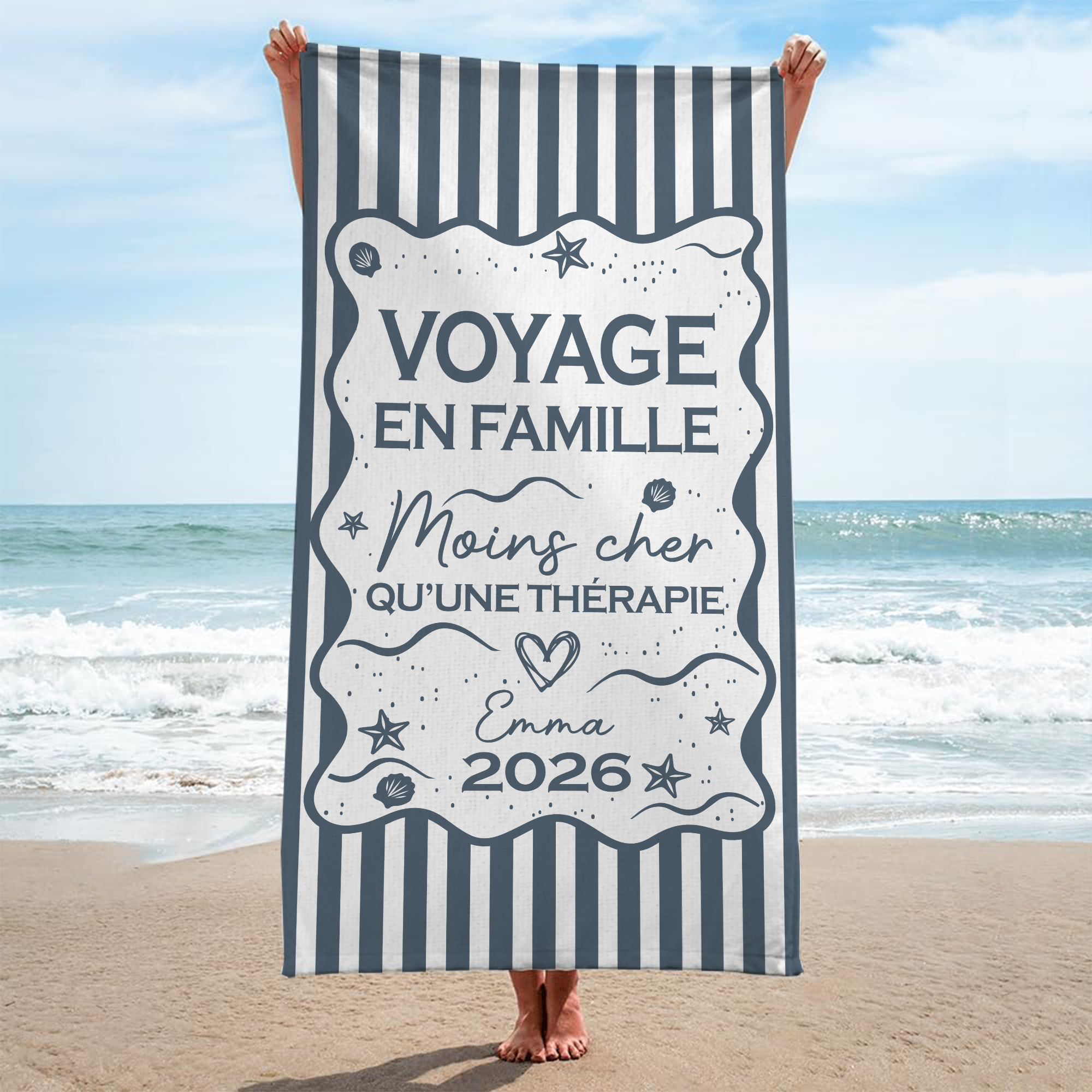9150BFR2 serviette de plage personnalisee voyage en ete moins cher qu_une therapie 9150bsctf