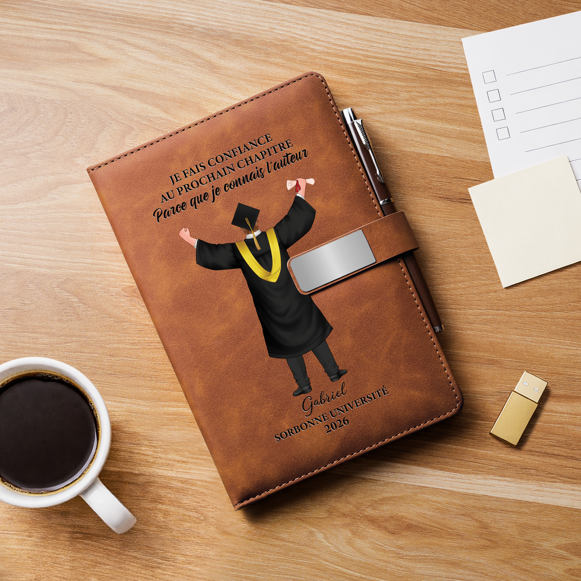 9157MFR2 coffret carnet de notes personnalise_ je fais confiance cadeau diplome_ 9157mo30e5a