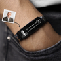 9187JFR2 bracelet photo personnalise commemoratif un calin de maman et papa 9187j3fca