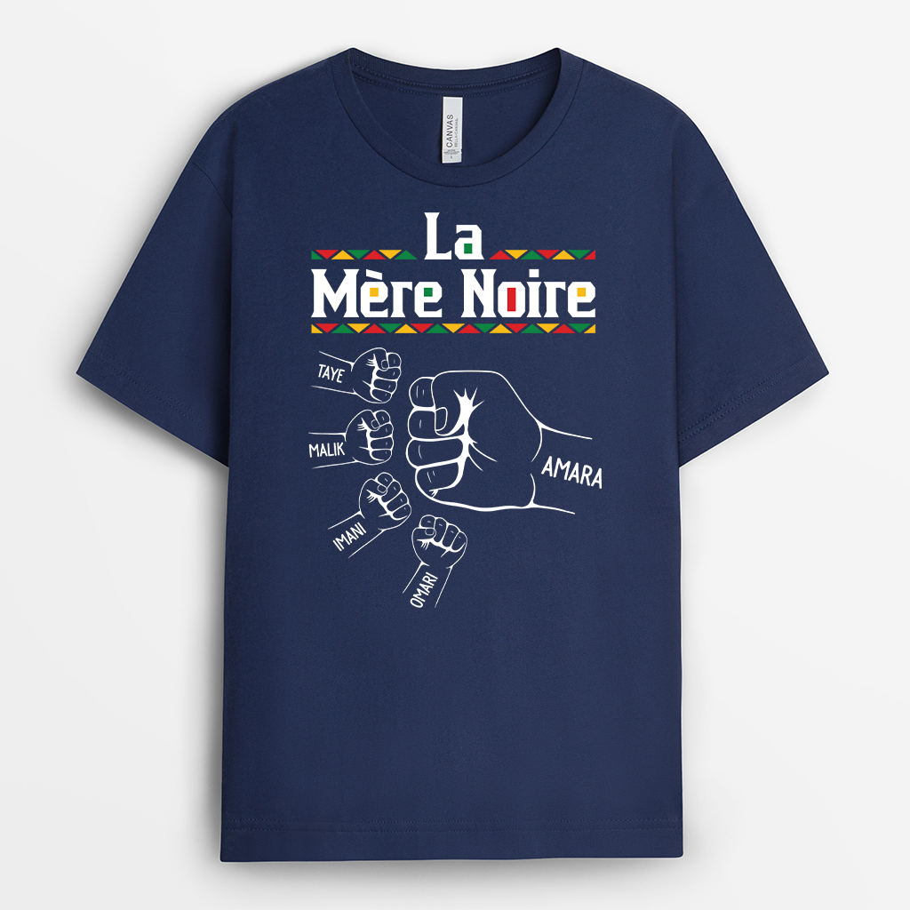 9219AFR2 tee shirt personnalise cadeau maman et papa couleur fonce le pere noir 9219atfzb_aea614f6 f08c 40b6 89e4 3b06dae13322