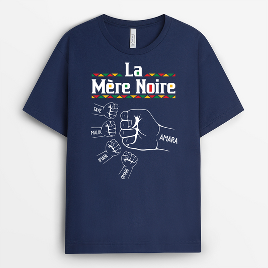 9219AFR2 tee shirt personnalise cadeau maman et papa couleur fonce le pere noir 9219atfzb_aea614f6 f08c 40b6 89e4 3b06dae13322