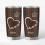 9221TFR1 effet dimpression 3d mugs isotherme personnalisable 590 ml le meilleur papa papy 9221t