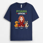 9229AFR2 tee shirt personnalise chien avec maitre pyjama pour dormir officiel 9229a3dmc