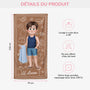 9242BFR3 serviette de plage personnalisee prenom_ homme_femmeenfant partir en vacances 9242b6dza