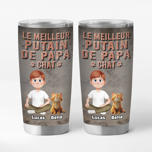 9249TFR1 effet dimpression 3d mug isotherme personnalise 590ml avec chat meilleure maman chat 9249tte1d