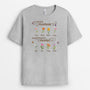 9266AFR2 t shirt personnalise maman prenom dabord maman ensuite mamie avec fleur 9266a8fka