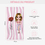 9268BFR3 serviette de plage a personnaliser_ femme cadeau pour voyage en ete 9268bspza