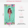 9280BFR3 serviette de plage imprime personnalise_ cadeau ete pour femme 9280bndna