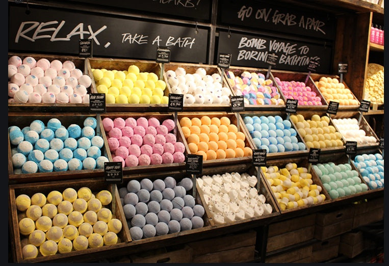 Le coffret de bombes de bain Lush 