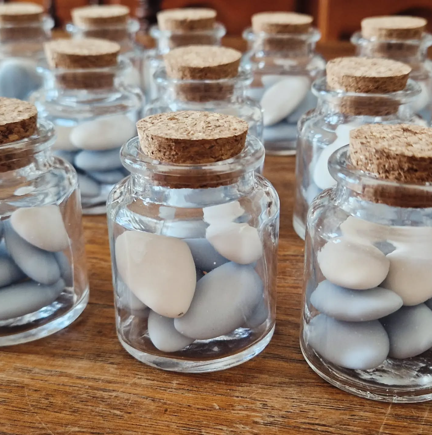 Dragées artisanales - cadeau avec la lettre D