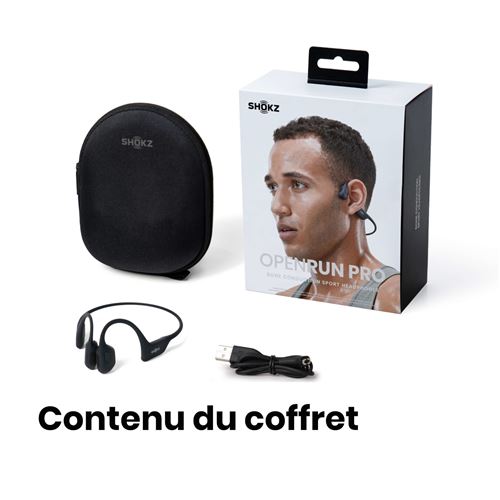 Casque sport open-ear : Shokz OpenRun (Fnac France)