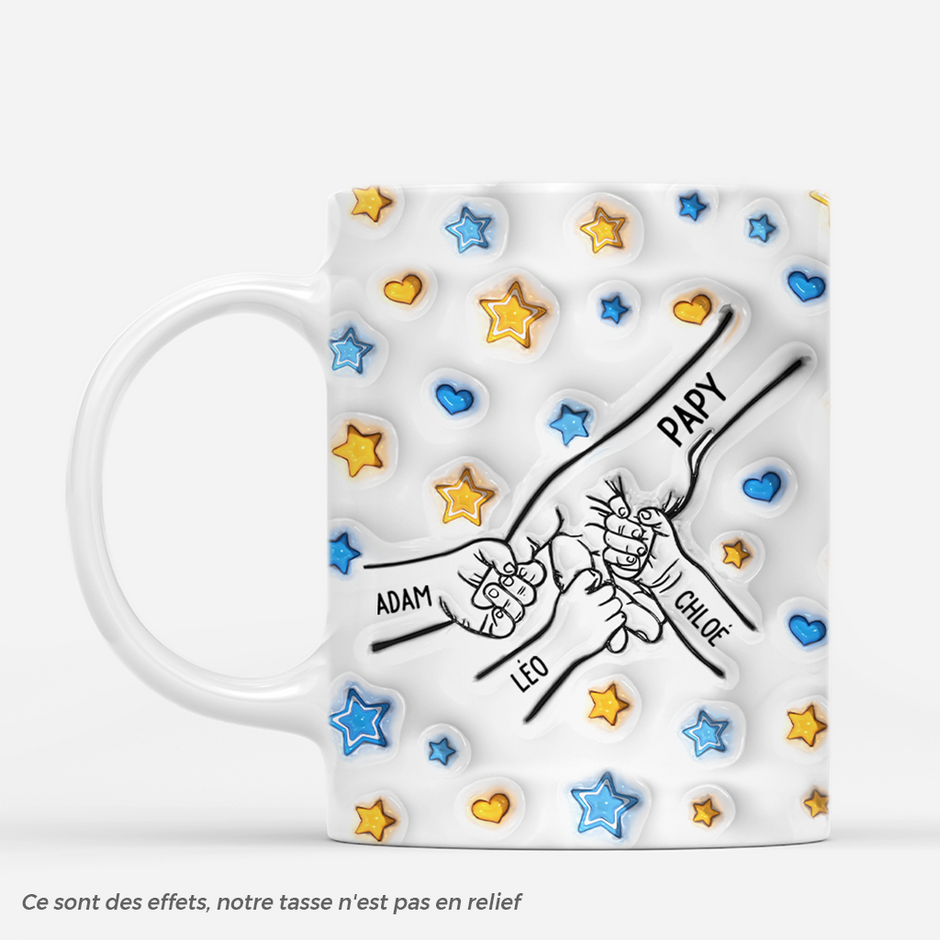 Mug 2 Bonnes Raisons Personnalisable - Fête des Pères