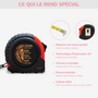 FR4 metre ruban personnalisable legende papa papy lion
