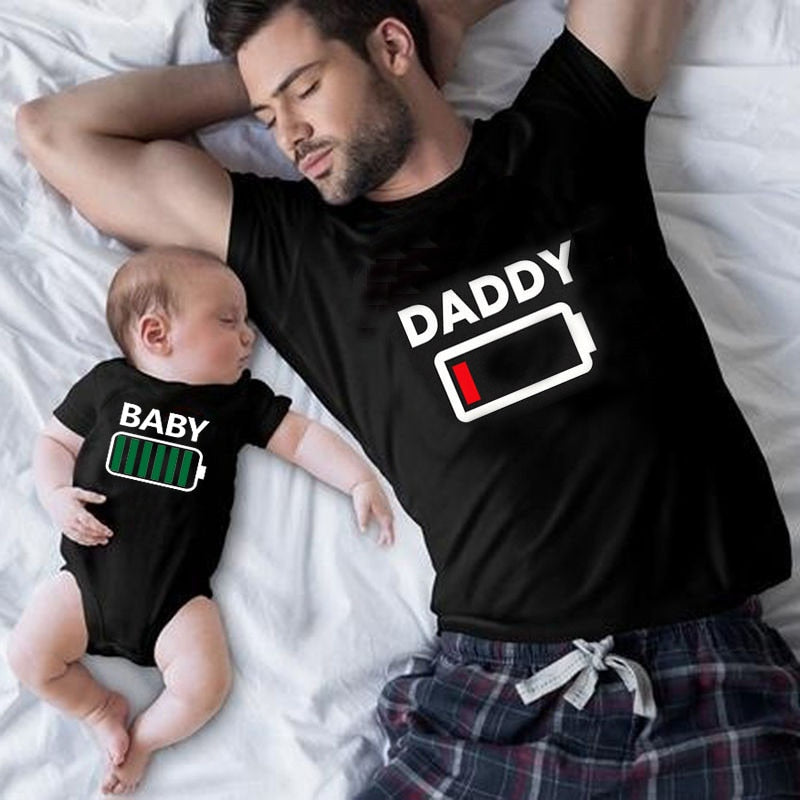 Duo t-shirt et body assortis