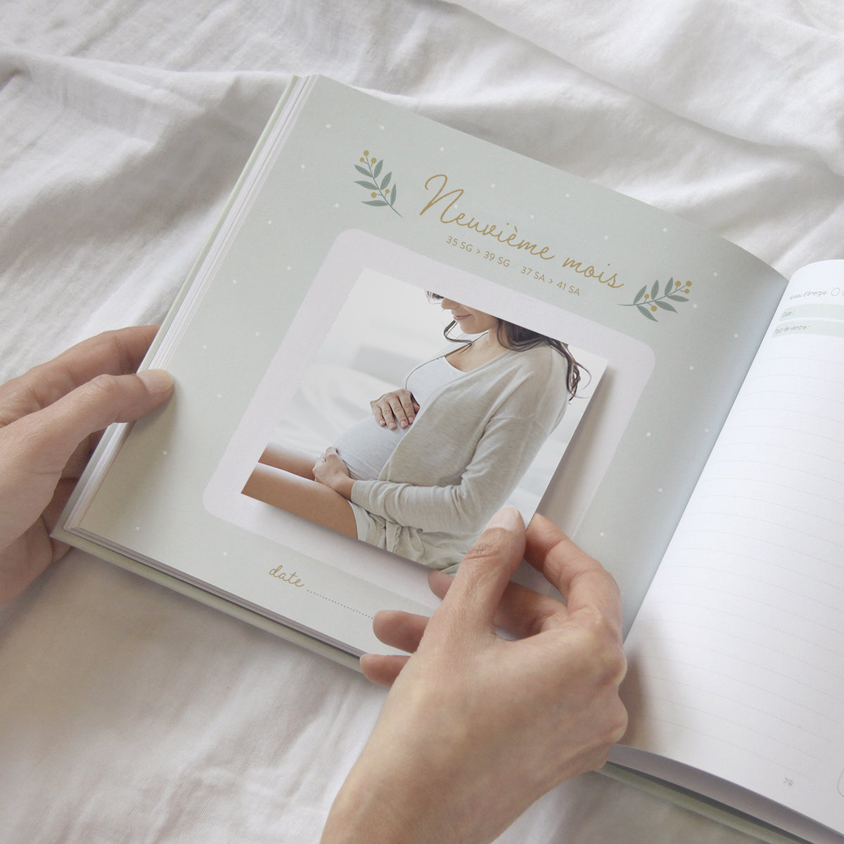 Carnet de suivi ou journal de grossesse personalisé