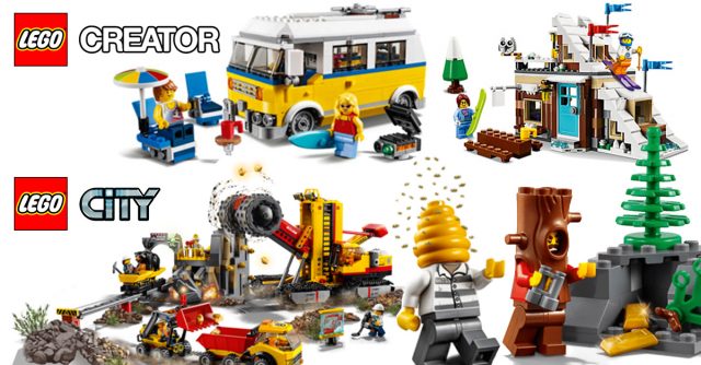 Les Briques de Construction LEGO (Gamme City ou Creator)