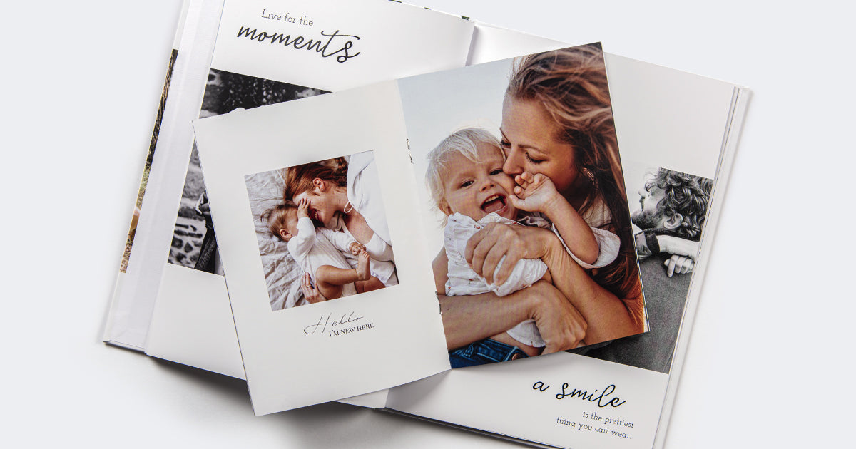 Album photo scrapbooking fait main avec vos plus beaux souvenirs de famille