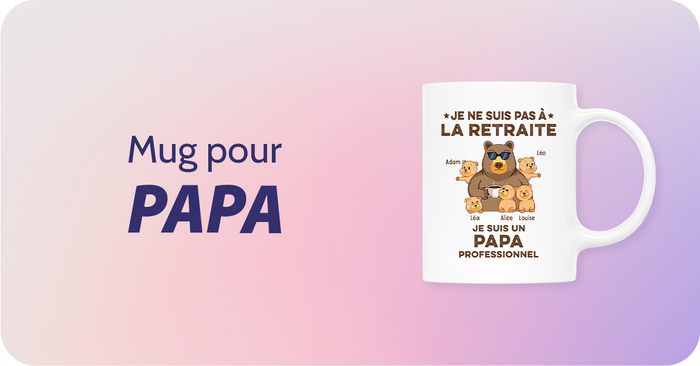 cadeau plus mug pour papa